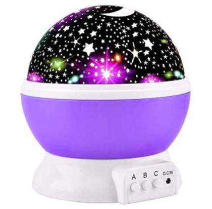 Imagem de Encante-Se A Luminária Abajur Infantil Estrelas No Céu