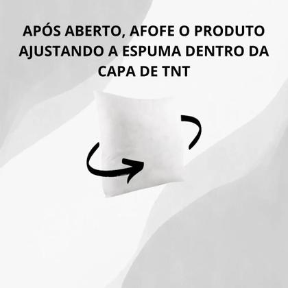 Imagem de Enchimento Almofada Refil 45X45 Silicone Kit Com 4 Unidades