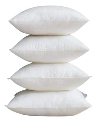 Imagem de Enchimento Almofada Refil 45X45 Silicone Kit Com 4 Unidades