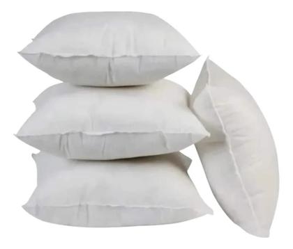 Imagem de Enchimento Almofada Refil 45X45 Silicone Kit Com 4 Unidades