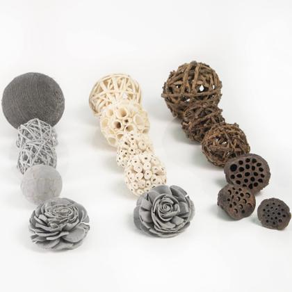 Imagem de Enchimentos de vasos e tigelas ANDALUCA Natural Tones (rosa cinza)