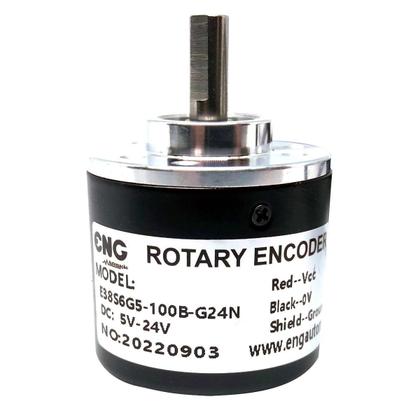 Imagem de Encoder Incremental 100 Pulsos 6mm 5-24VDC - Modelo E38S6G5-100B-G24N