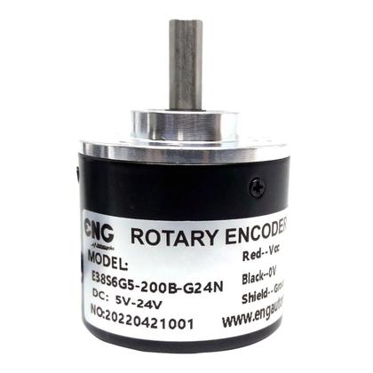 Imagem de Encoder Incremental 200 Pulsos NPN Eixo 6mm 5-24VDC