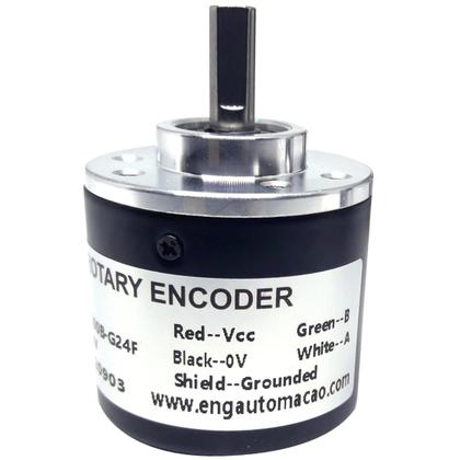 Imagem de Encoder Incremental 400 Pulsos AB PNP Eixo 6mm 6-28VDC