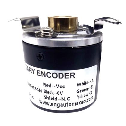 Imagem de Encoder Incremental Eixo Vado 8mm NPN 1000pr - 24vdc