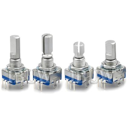 Imagem de Encoder Rotativo De Eixo Semi-Circular De 15mm 20mm 5PCS Potenciômetro Digital Com Interruptor EC11