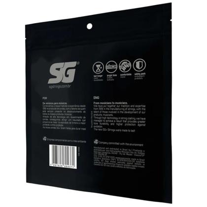 Imagem de Encordoamento baixo 4 cordas 045 SG+ COATED REVESTIDO