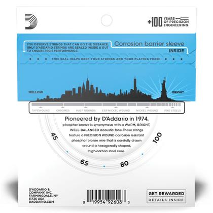 Imagem de Encordoamento Baixolão 4C 45-100 D Addario Phosphor Bronze