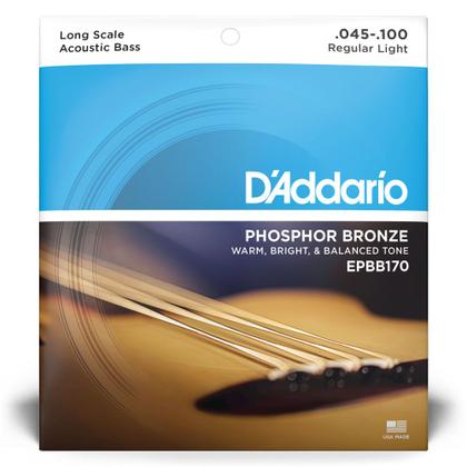 Imagem de Encordoamento Baixolão 4C 45-100 D Addario Phosphor Bronze