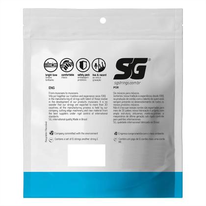 Imagem de Encordoamento Corda Original Sg Hibrida Para Guitarra 009
