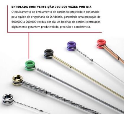 Imagem de Encordoamento D'addario Guitarra ECG23 Chromes 0.10 - 0.48 Extra Light Gauge