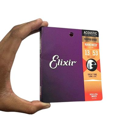 Imagem de Encordoamento Elixir 013 Phosphor  Bronze para Violão Aço