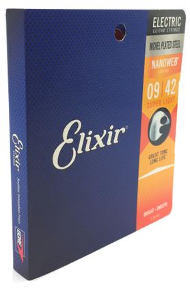 Imagem de Encordoamento Elixir 09 guitarra 12002 Nanoweb