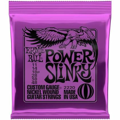 Imagem de Encordoamento Ernie Ball Power Slinky P02220 para Guitarra