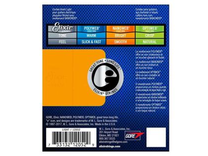 Imagem de Encordoamento Guitarra Elixir 010 046 12052