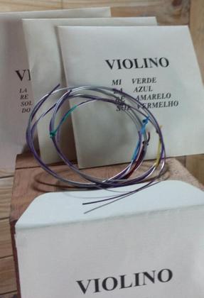 Imagem de Encordoamento Jogo De Cordas Violino 4 4 Mauro Calixto R0407