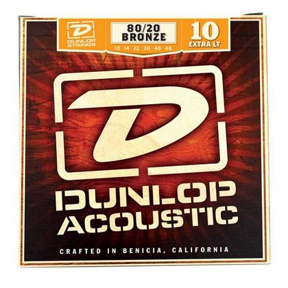 Imagem de Encordoamento Para Violão Aço Dunlop 010 80/20 Bronze