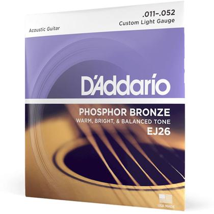Imagem de Encordoamento para Violão Aço EJ26 D'Addario