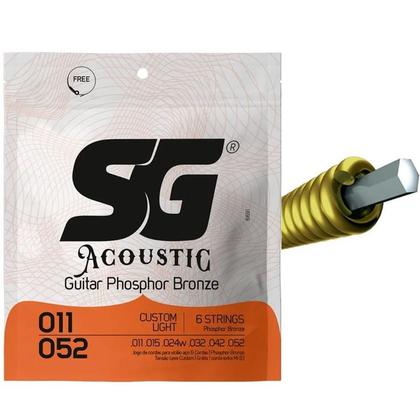 Imagem de Encordoamento sg violao 011 bronze fosforo 0.011 - 0.052