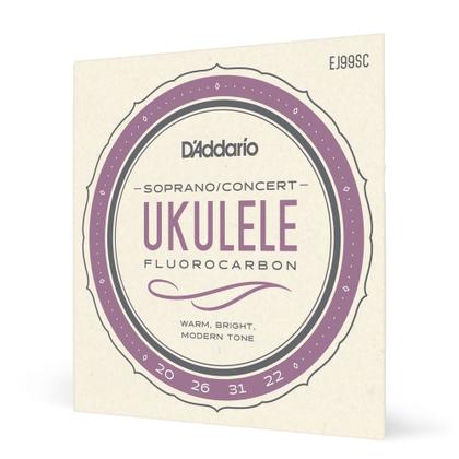 Imagem de Encordoamento Ukulele Soprano/Concerto D Addario Pro-Arté