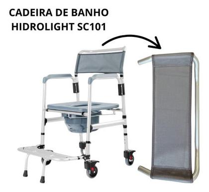 Imagem de Encosto Cadeira De Banho 135kg Hidrolight Sc101