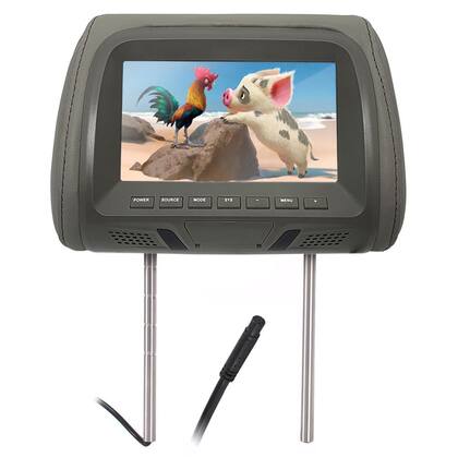 Imagem de Encosto Com Tela Lcd Unidade Cinza Tiguan 2011 2012 2013 2014 7 Polegadas Dependente Replicação Visor Monitor