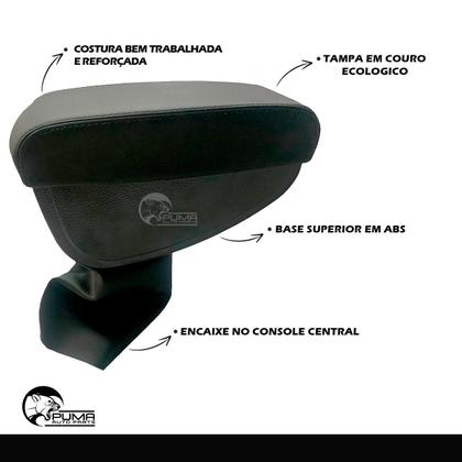 Imagem de Encosto Descanso De Apoio De Braço Nissan March Versa 2012 2013 2014 2015 2016 2017 2018 2019 2020