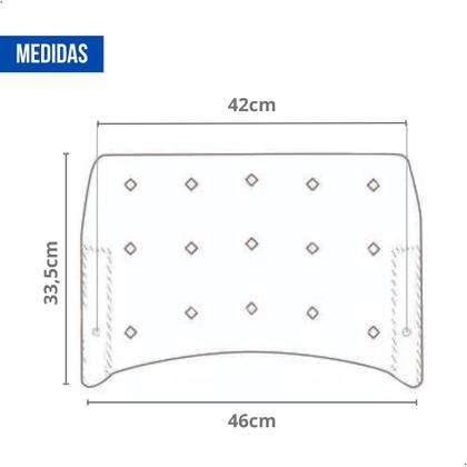 Imagem de Encosto Secretária Plástico Vermelho/Cereja Cadeira