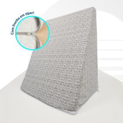 Imagem de Encosto Travesseiro Anatômico Sonos Suave Descanso Com Capa