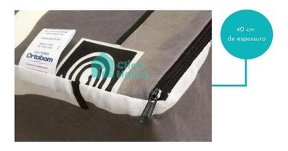 Imagem de Encosto Travesseiro Triangular Suave Encosto 50x40x40cm Ortobom