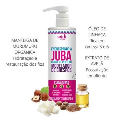 Imagem de encrespando A juba creme de pentear modelador widi Care500ml