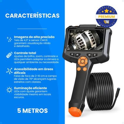 Imagem de Endoscópio Automotivo Motores Inspeção Veicular 3.5mm Câmera