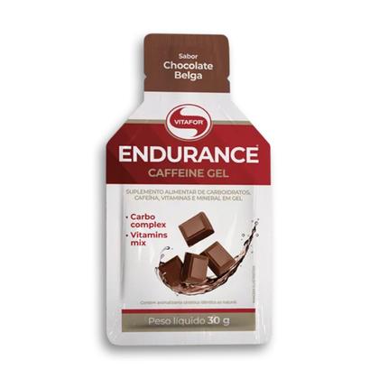 Imagem de Endurance Caffeine Gel Vitafor Caixa 12 sachês Chocolate Belga