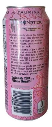 Imagem de Energético Monster Ultra Strawberry Dream 473ml Zero Açucar
