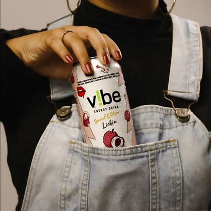 Imagem de Energético Vibe Sabor Lichia Edição Especial Lata 473ml