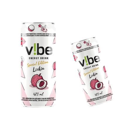 Imagem de Energético Vibe Sabor Lichia Edição Especial Lata 473ml
