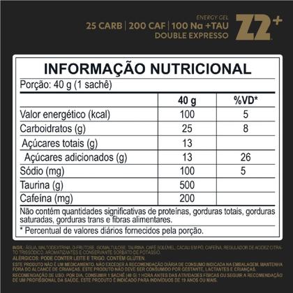 Imagem de Energy Gel Z2+ Display 10 Unidades 25Carb - 400g