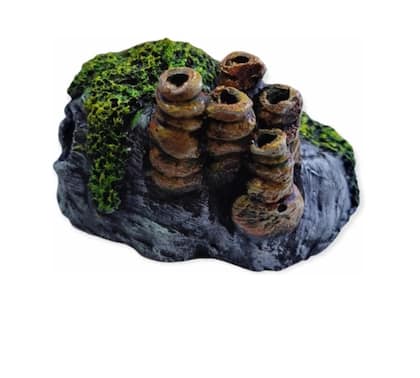 Imagem de Enfeite Aquário Gruta Nemo E Toca Betta De Resina