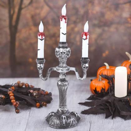 Imagem de Enfeite candelabro noites dos terror halloween c/1 un