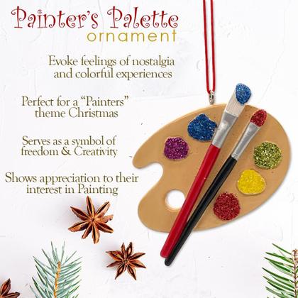 Enfeite de Natal Ganz - Painel de Pinturas em Resina para Pendurar Imagem de Enfeite de Natal Ganz - Painel de Pinturas em Resina para Pendurar