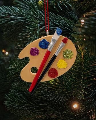 Enfeite de Natal Ganz - Painel de Pinturas em Resina para Pendurar Imagem de Enfeite de Natal Ganz - Painel de Pinturas em Resina para Pendurar