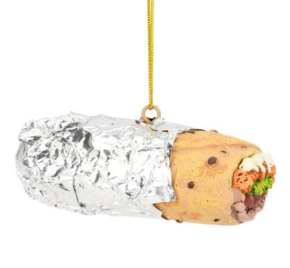 Imagem de Enfeite de Natal Tree Buddees Burrito embrulhado em papel alumínio