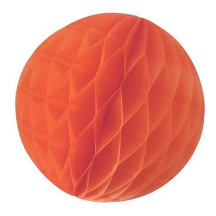 Imagem de Enfeite de Papel Globo 13cm Laranja - 1 Un