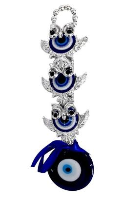 Imagem de Enfeite De Parede e Porta Coruja E Olho Grego 