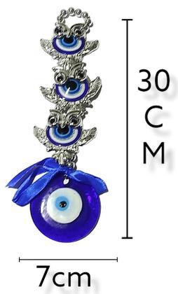 Imagem de Enfeite De Parede e Porta Coruja E Olho Grego 