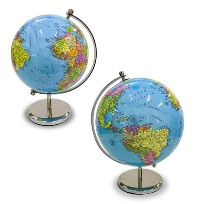 Imagem de Enfeite Decorativo Globo Terrestre Grande 34cm