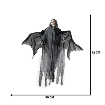 Imagem de Enfeite Decorativo Halloween Anjo da Morte com Asa e Led