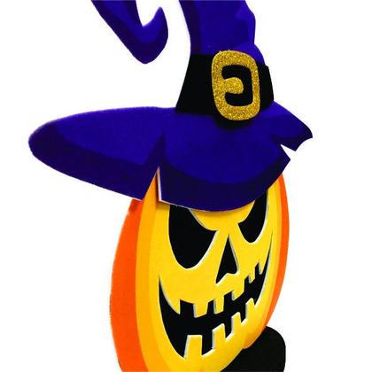 Imagem de Enfeite Decorativo Halloween Display de Mesa Abóbora