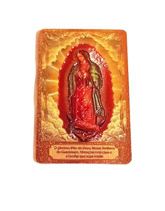 Imagem de Enfeite Ímã Geladeira Nossa Senhora de Guadalupe 8,5 cm