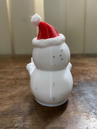 Imagem de Enfeite Natal Personalizado Boneco de Neve Malcriado 